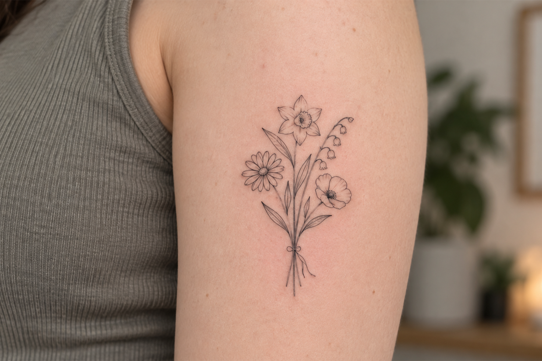 Family Birth Flower Bouquets: The New Way to Tattoo Loved Ones Together