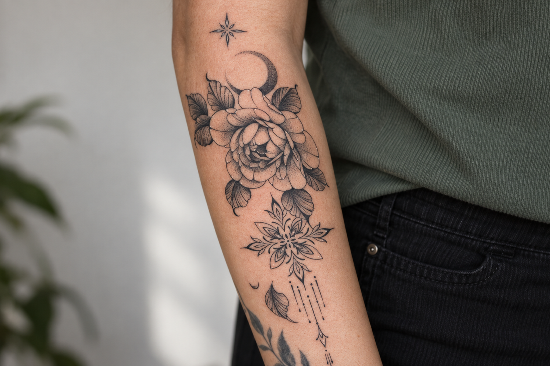 Complex Botanical Tattoos: Cross-Sections, Root Wraps & Wildflower Sleeves